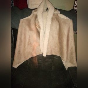 ELAN wool and suade cardigan